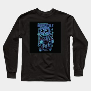 astro-style-scottish-fold-illustration Long Sleeve T-Shirt